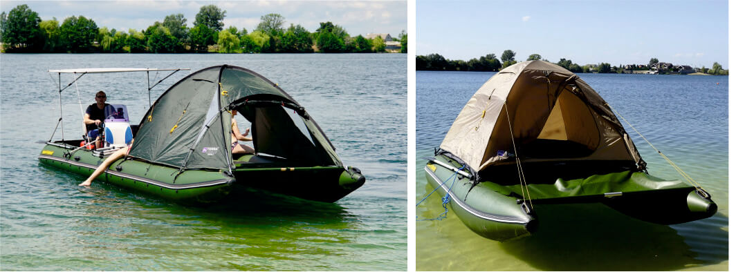 Намет подвійна з фронтальним входом, виходом і кріпленнями